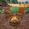 30" Deep Bowl Copper Fire Pit with Stand & Screen